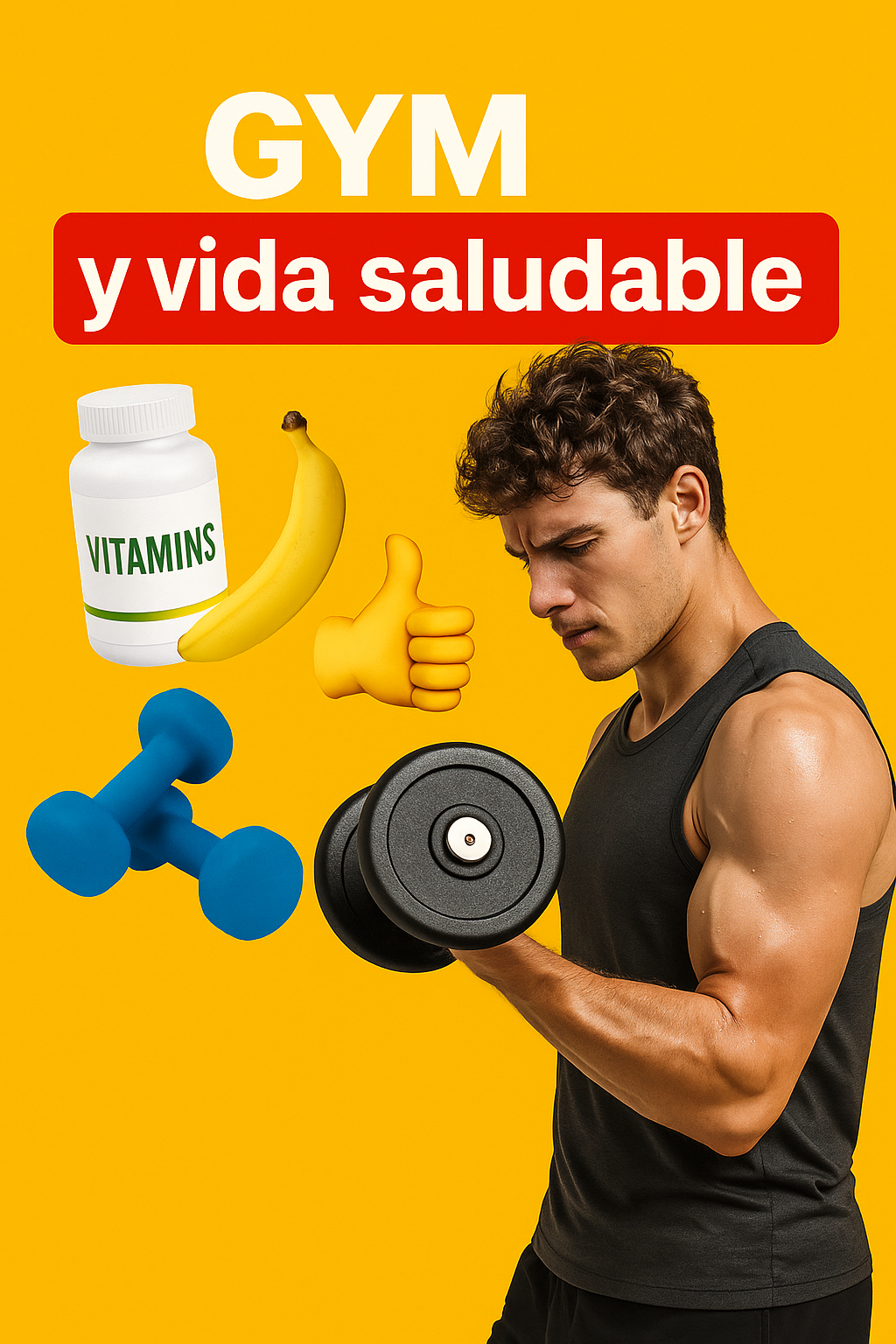 Vitamínicos, Gimnasio y Vida saludable 💪🏋️🥤